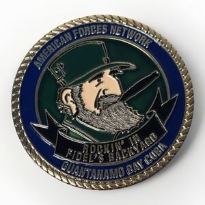 American Forces Network Rockin' In Fidel's Backyard  Guantanamo Bay  Coin